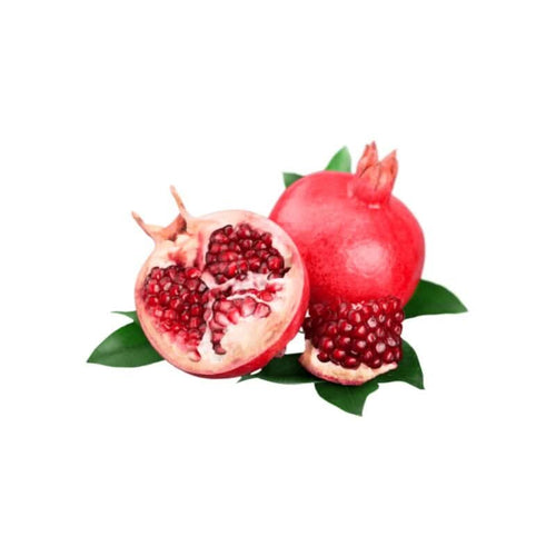 Imported pomegranate at zucchini